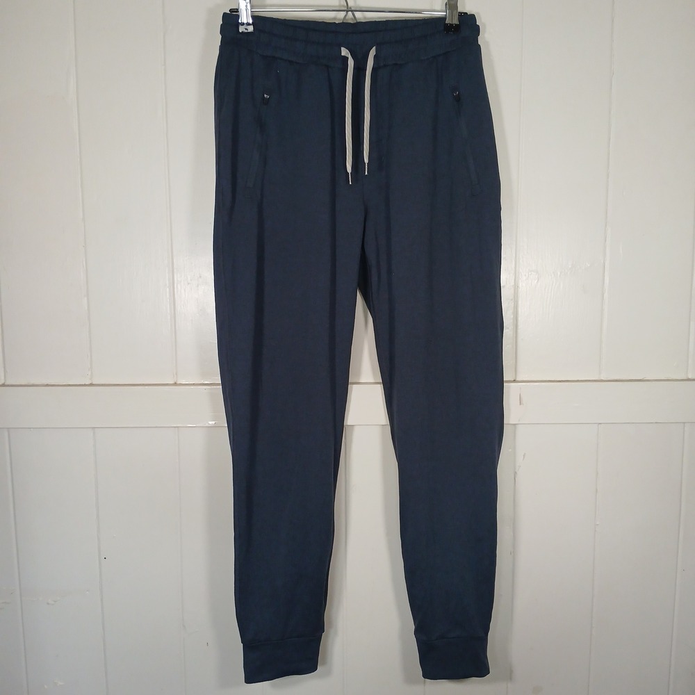 Vuori Ponto Performance Jogger Mens Medium Navy Blue V438 Tapered Stretch Pants